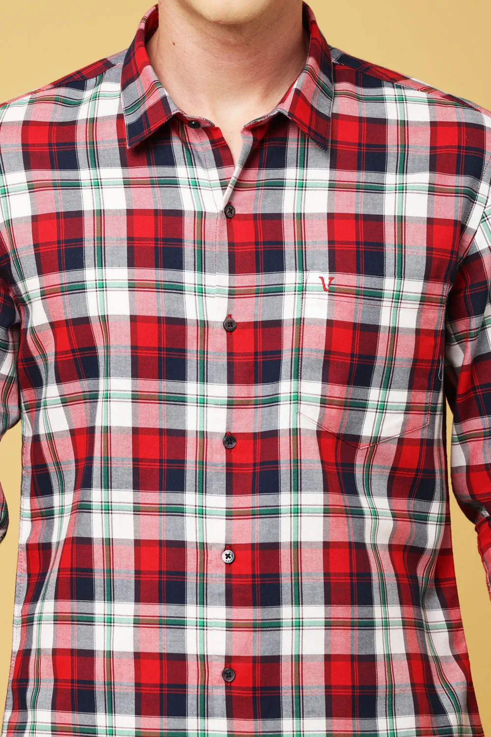 Black and Red Checked Shirt