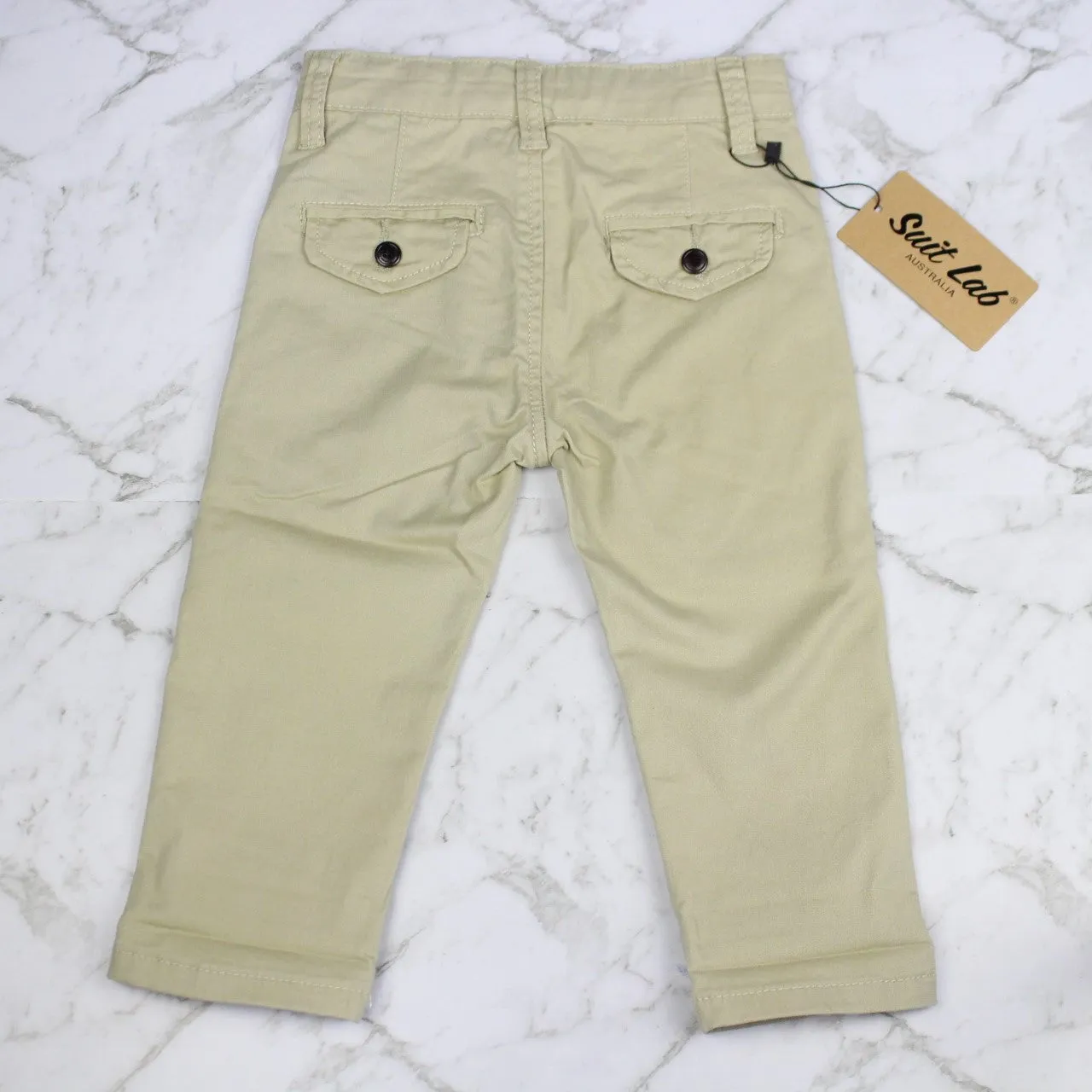 Boys Chino Pants - Sand