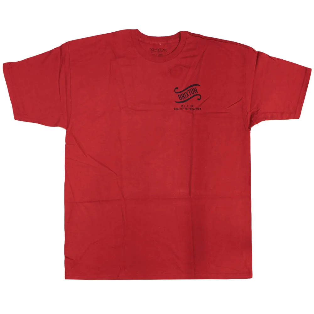 Brixton Culver T-Shirt Red