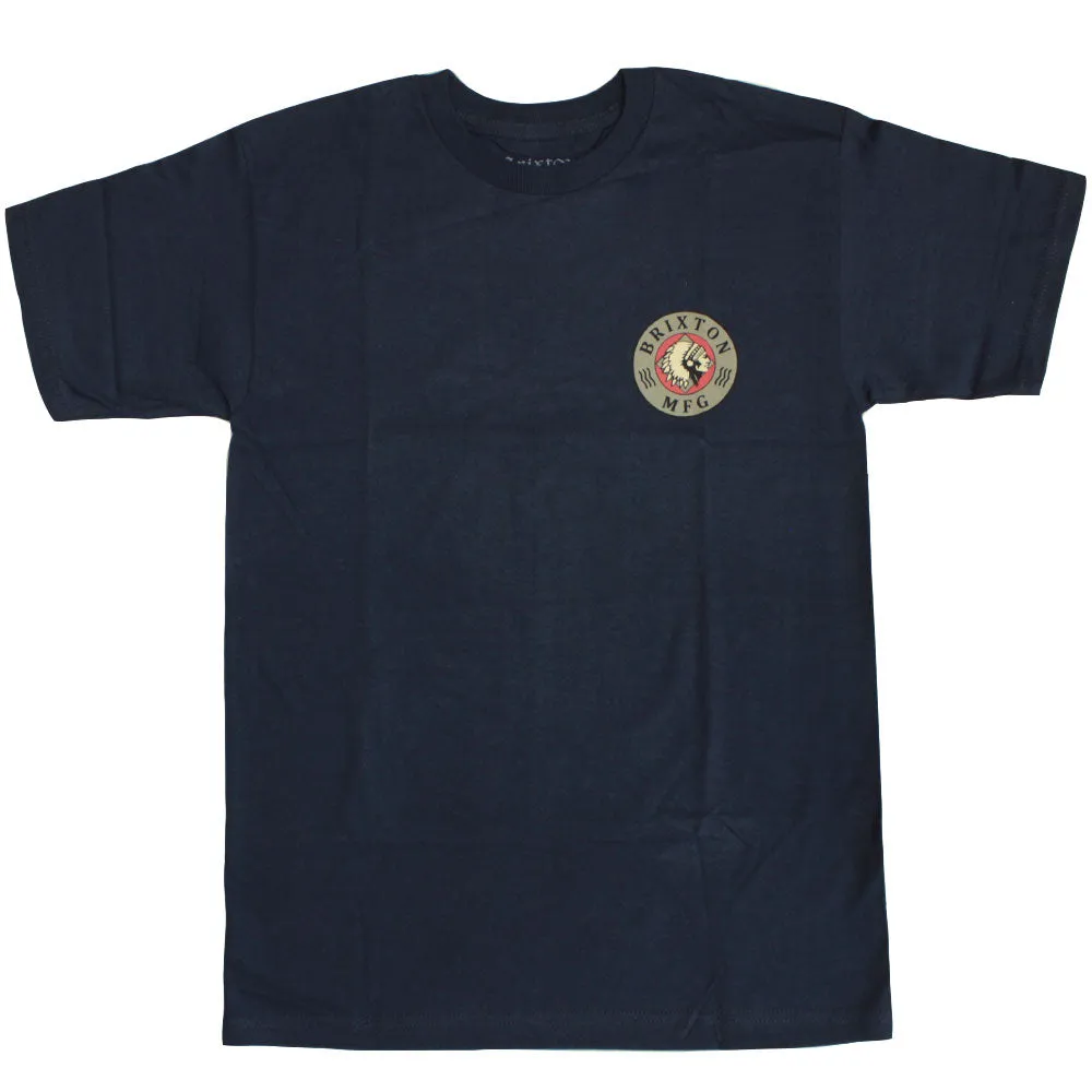 Brixton Ottawa T-Shirt Navy