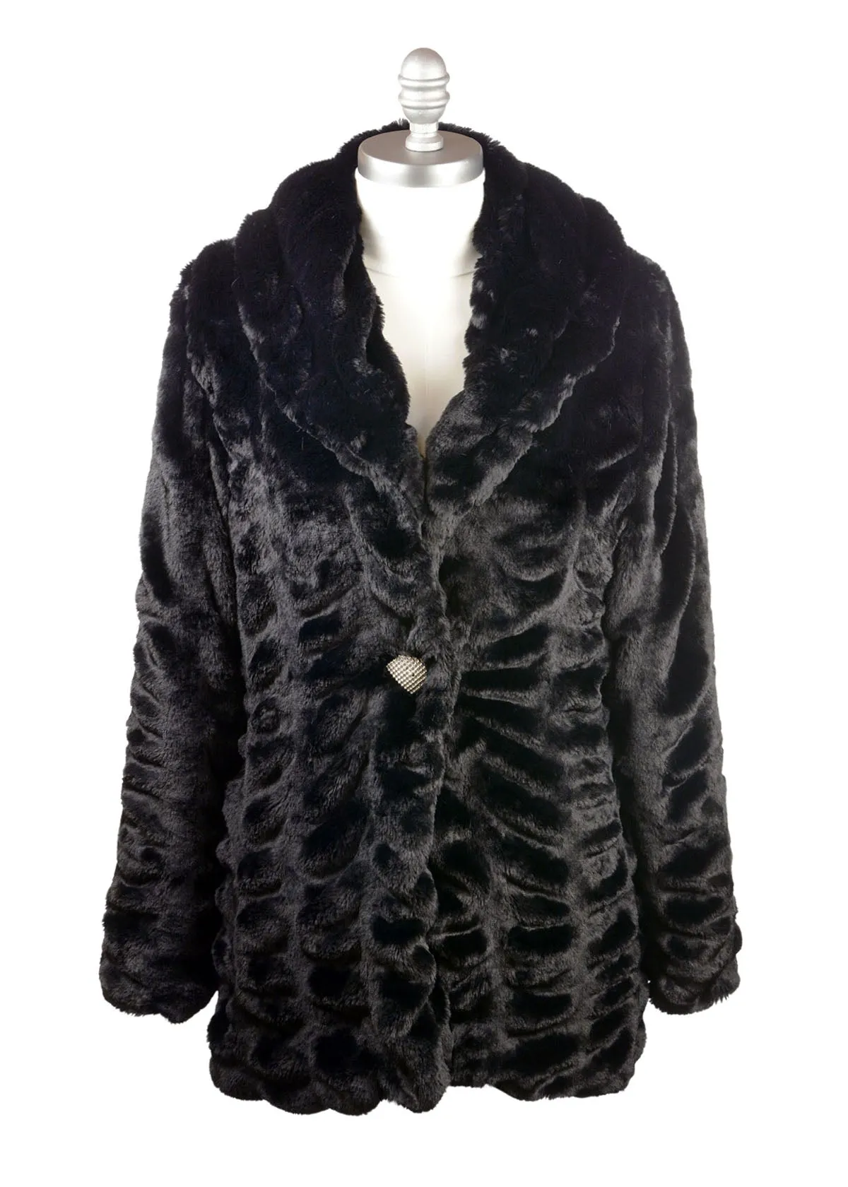 Cardi Coat - Royal Opulence Faux Furs