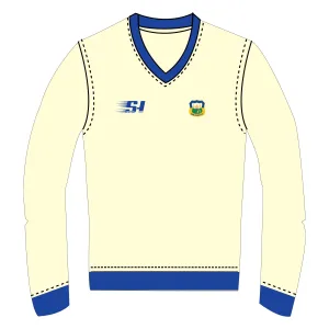 Cork County Cricket Club White Playing Jumper Long Sleeve