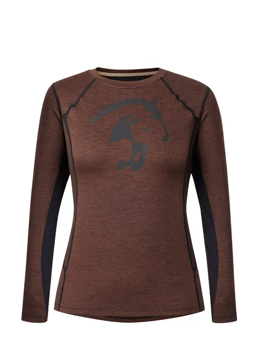 Crescent Base Layer Top - Leather