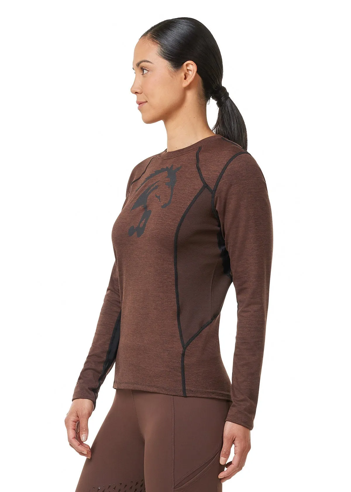 Crescent Base Layer Top - Leather