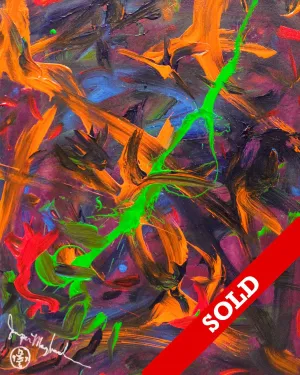 Dancing Bird - Original Painting - SOLD