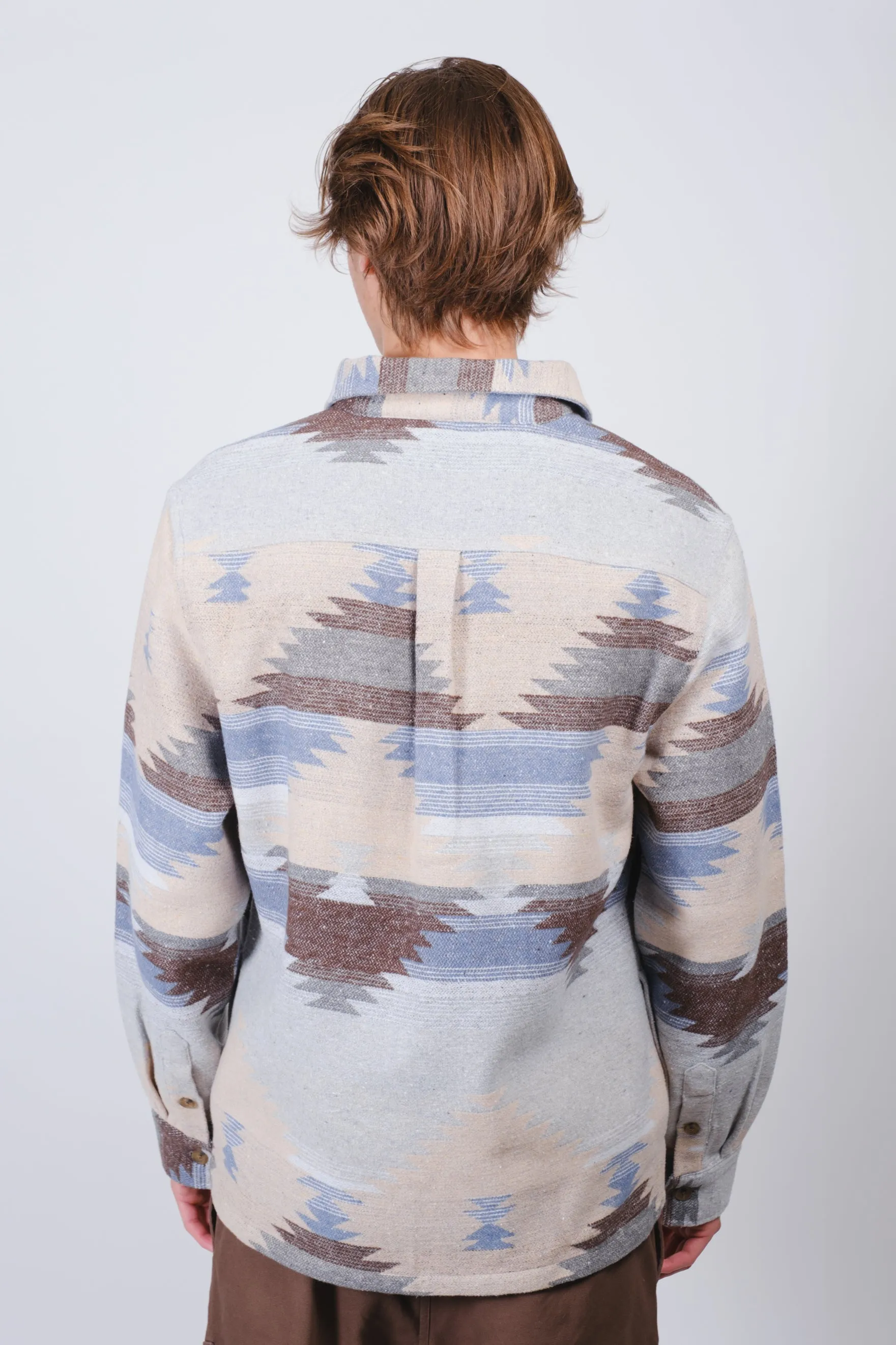 Exploded Aztec Jacquard Shacket