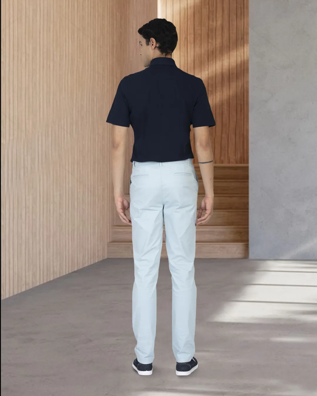 Genoa Powder Blue Chino