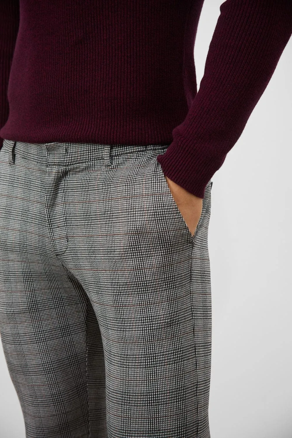 Heritage Check Trousers in Black