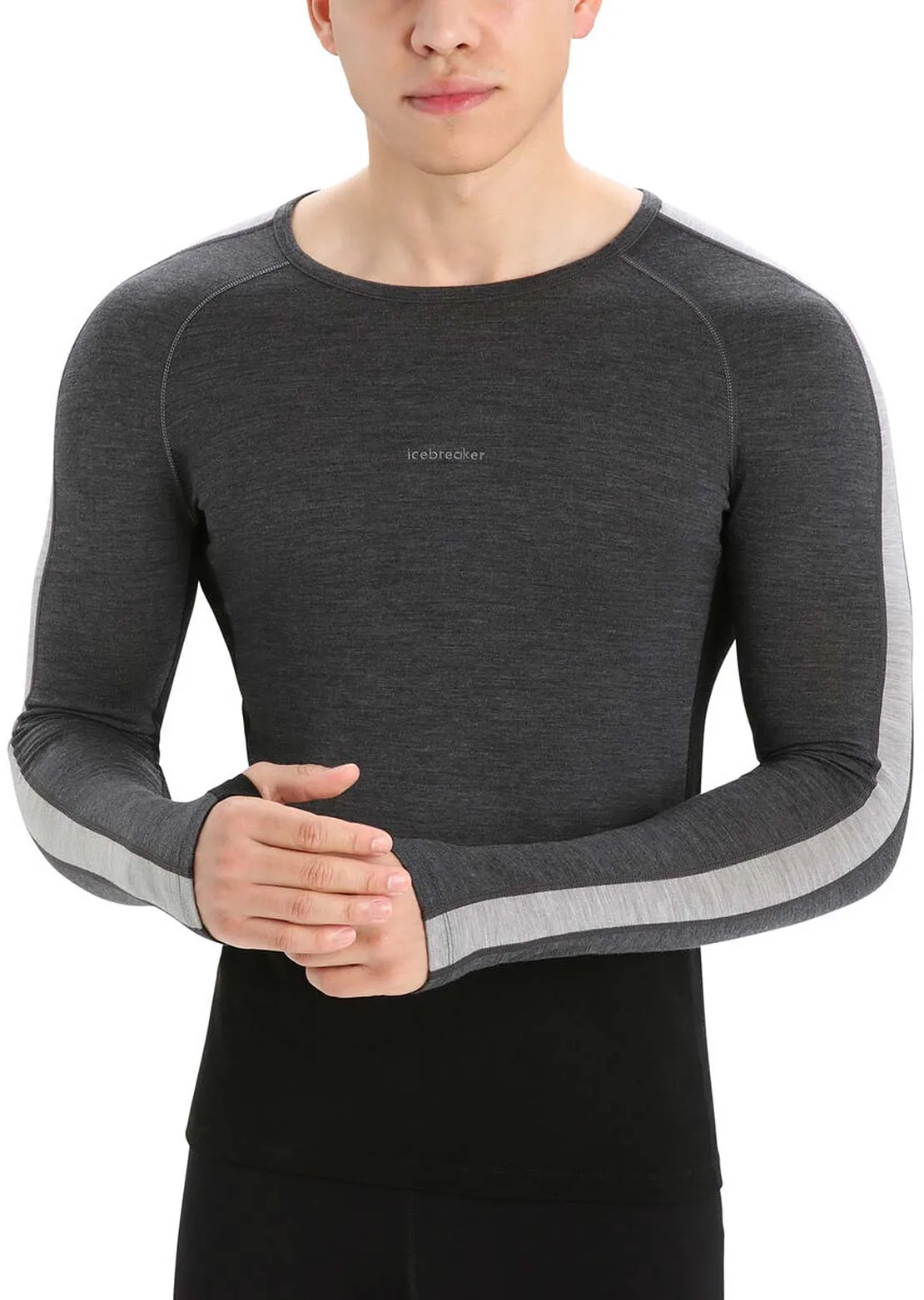 Icebreaker Men's 200 ZoneKnit Longsleeve Crew Thermal Top