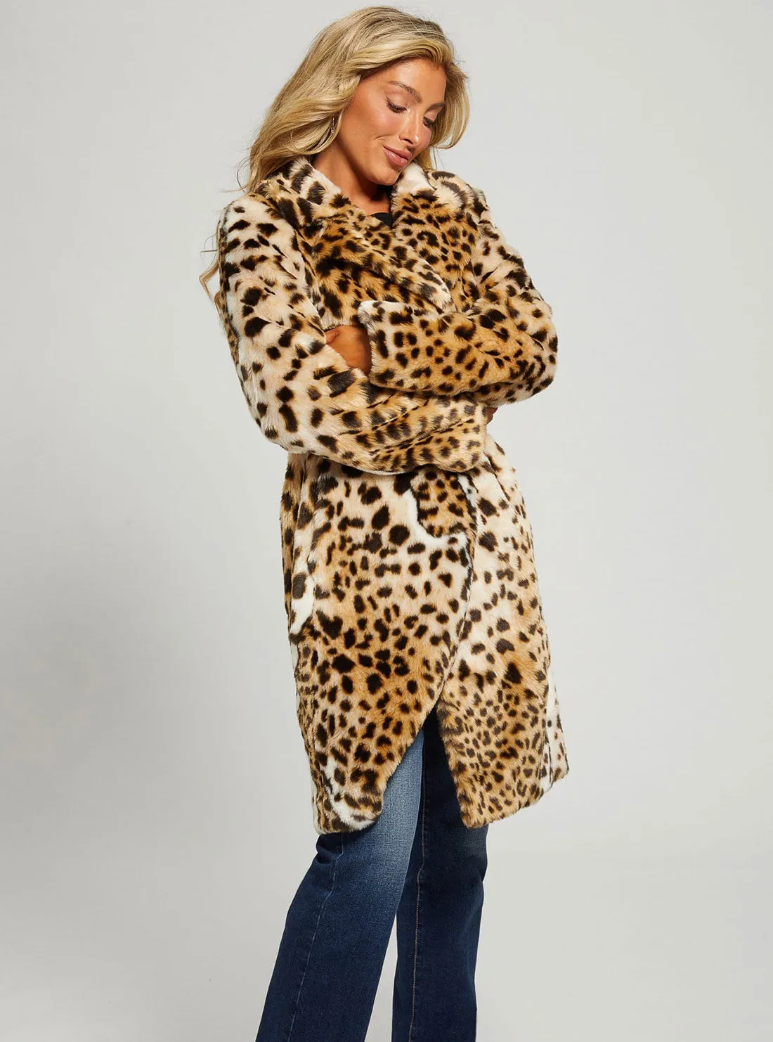 Leopard Diletta Coat