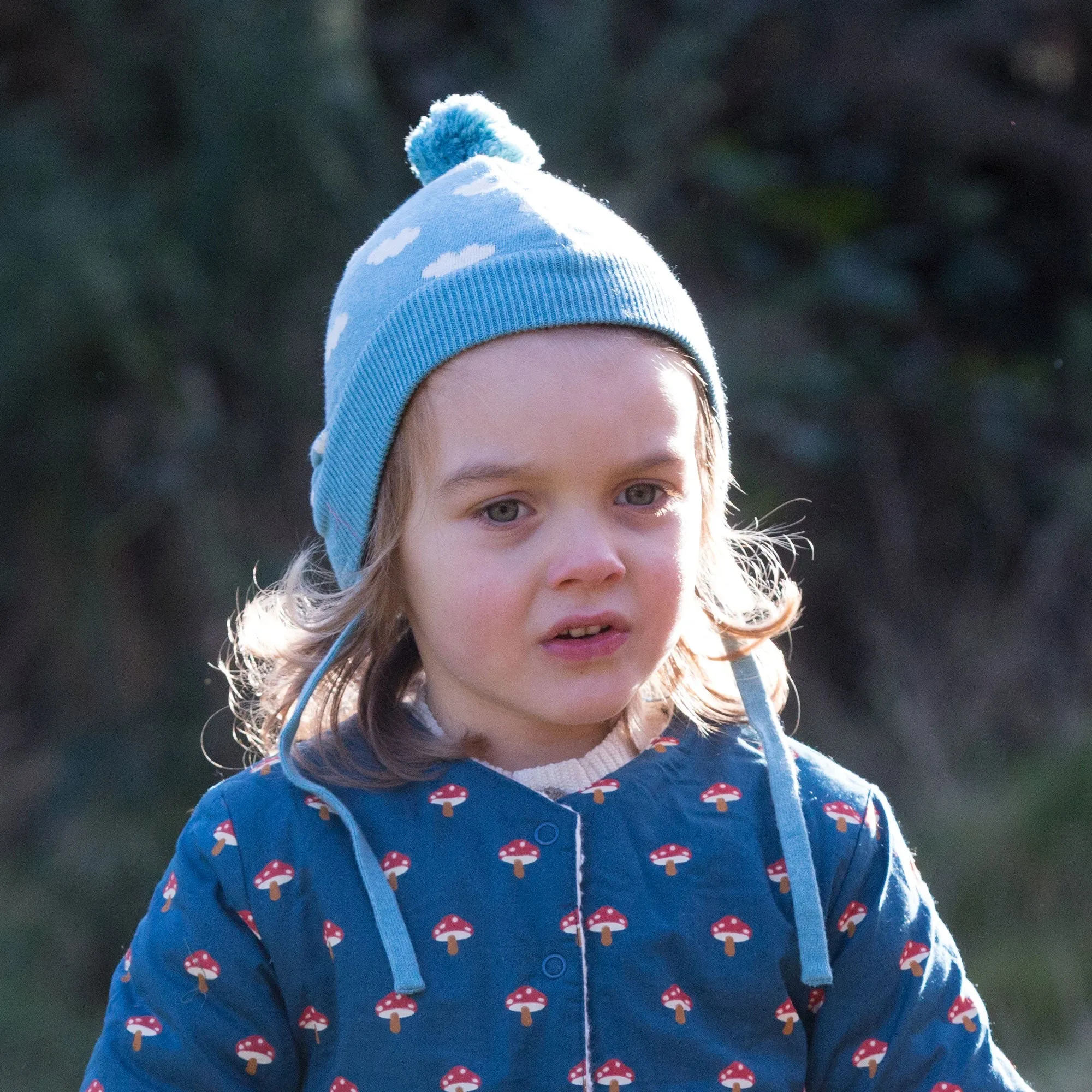 Little Toadstools Collarless Reversible Cosy Jacket