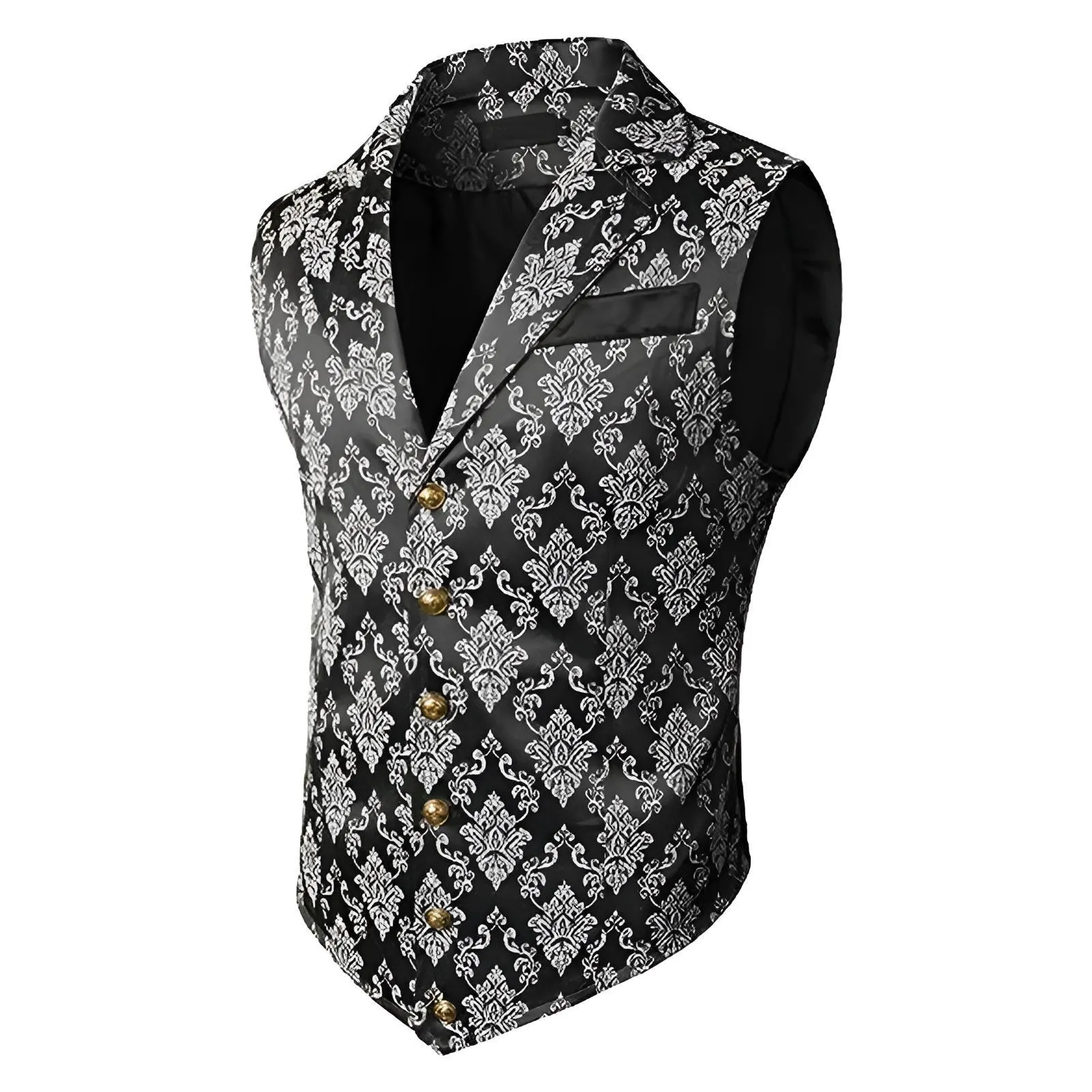 Men's Victorian Suit Vest Waistcoat Men's Casual Vest Evening Attire