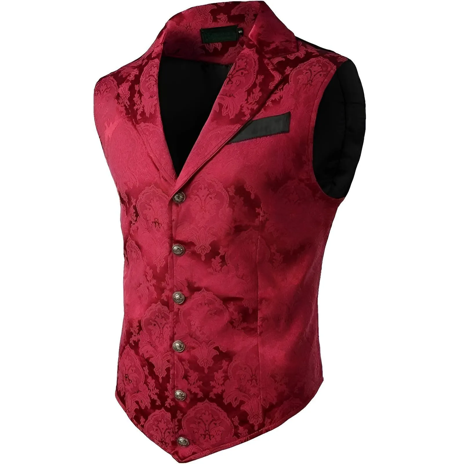 Men's Victorian Suit Vest Waistcoat Men's Casual Vest Evening Attire