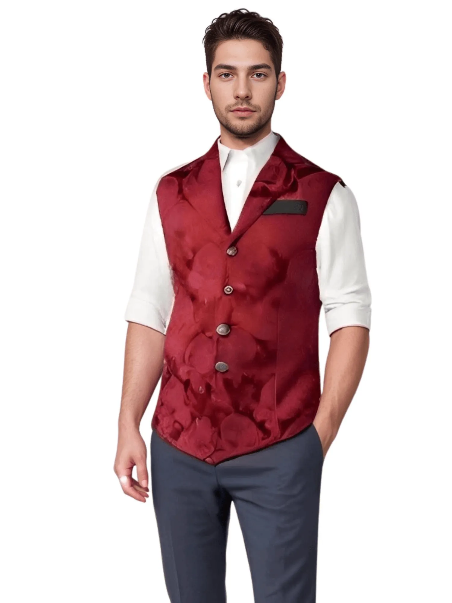 Men's Victorian Suit Vest Waistcoat Men's Casual Vest Evening Attire