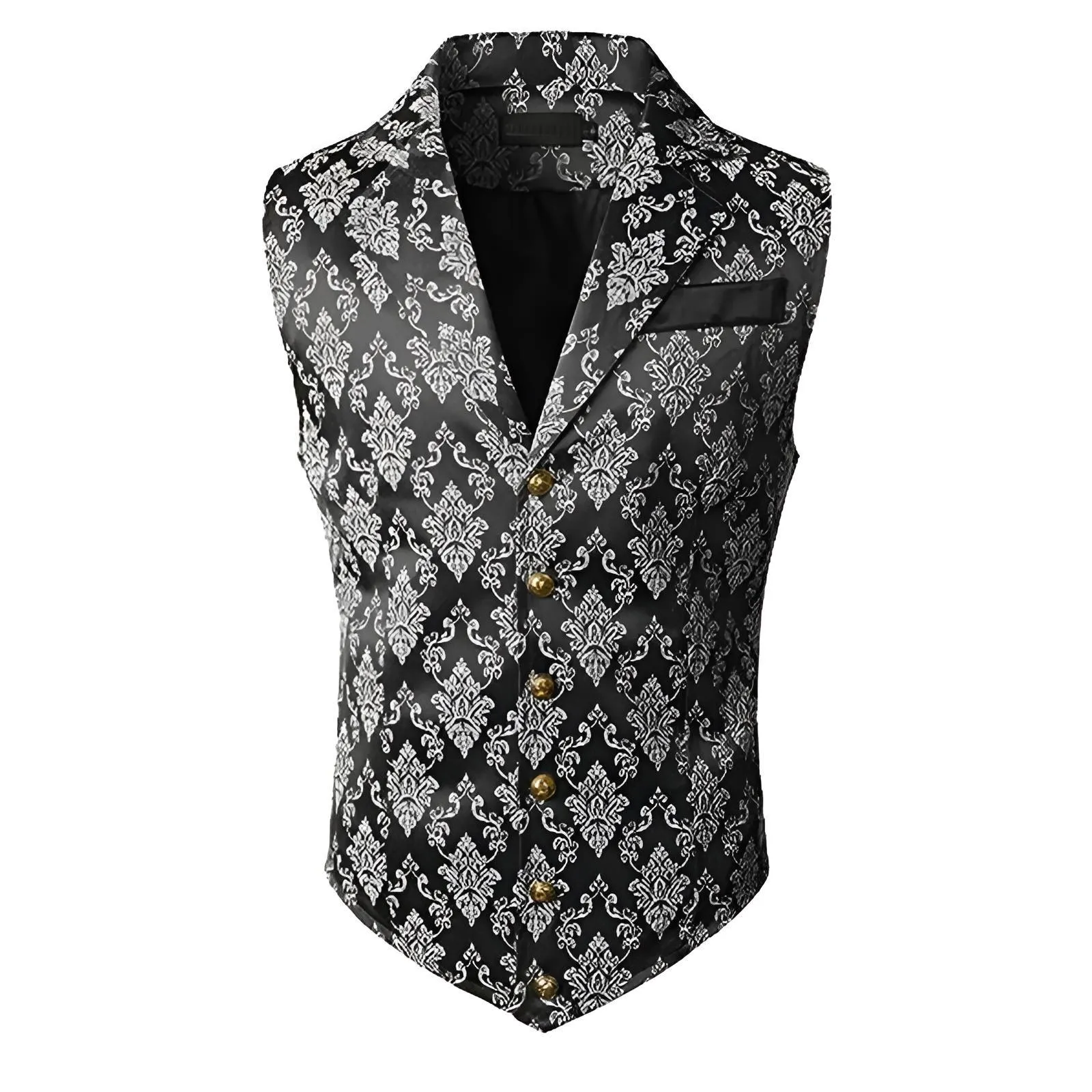 Men's Victorian Suit Vest Waistcoat Men's Casual Vest Evening Attire