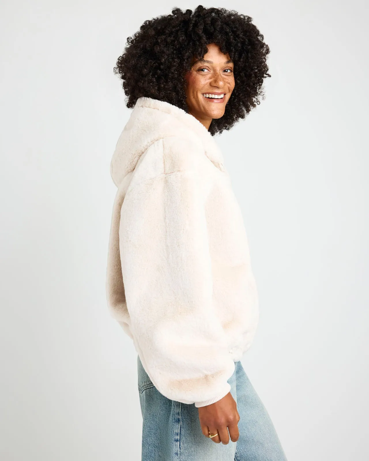 Mikki Fur Bomber Jacket