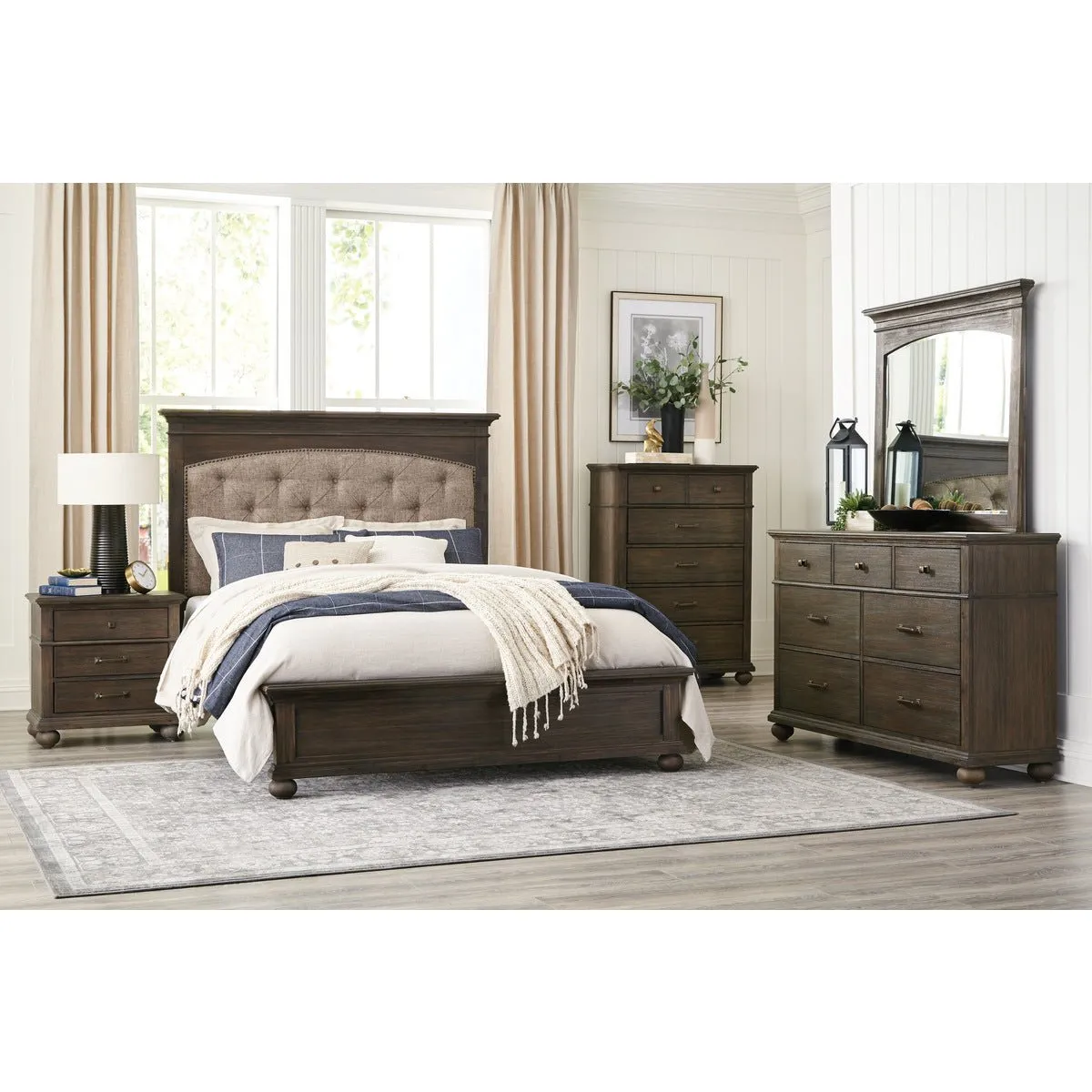 Motsinger Mirror Rustic Brown