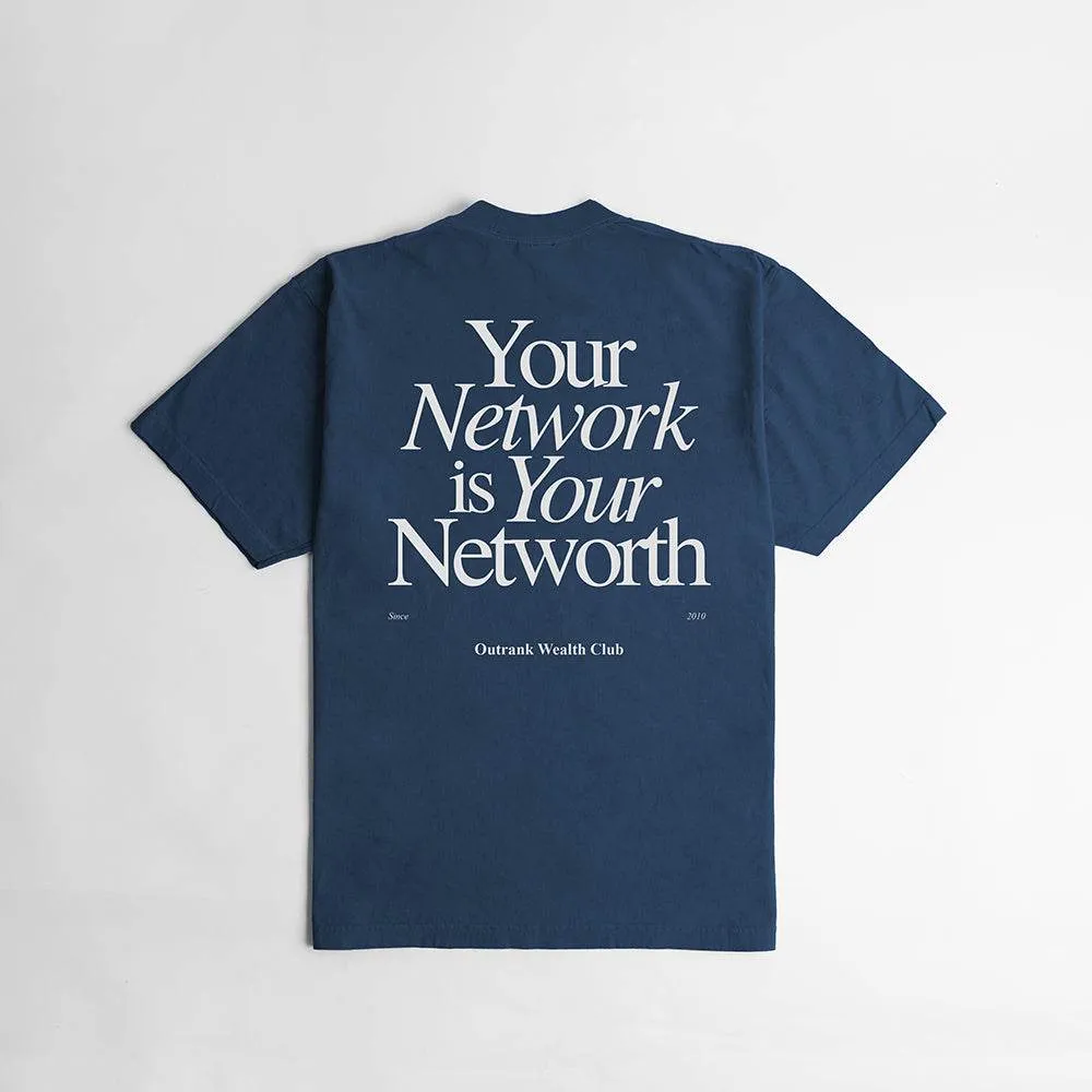 Networth Ultra Heavyweight T-shirt- Navy