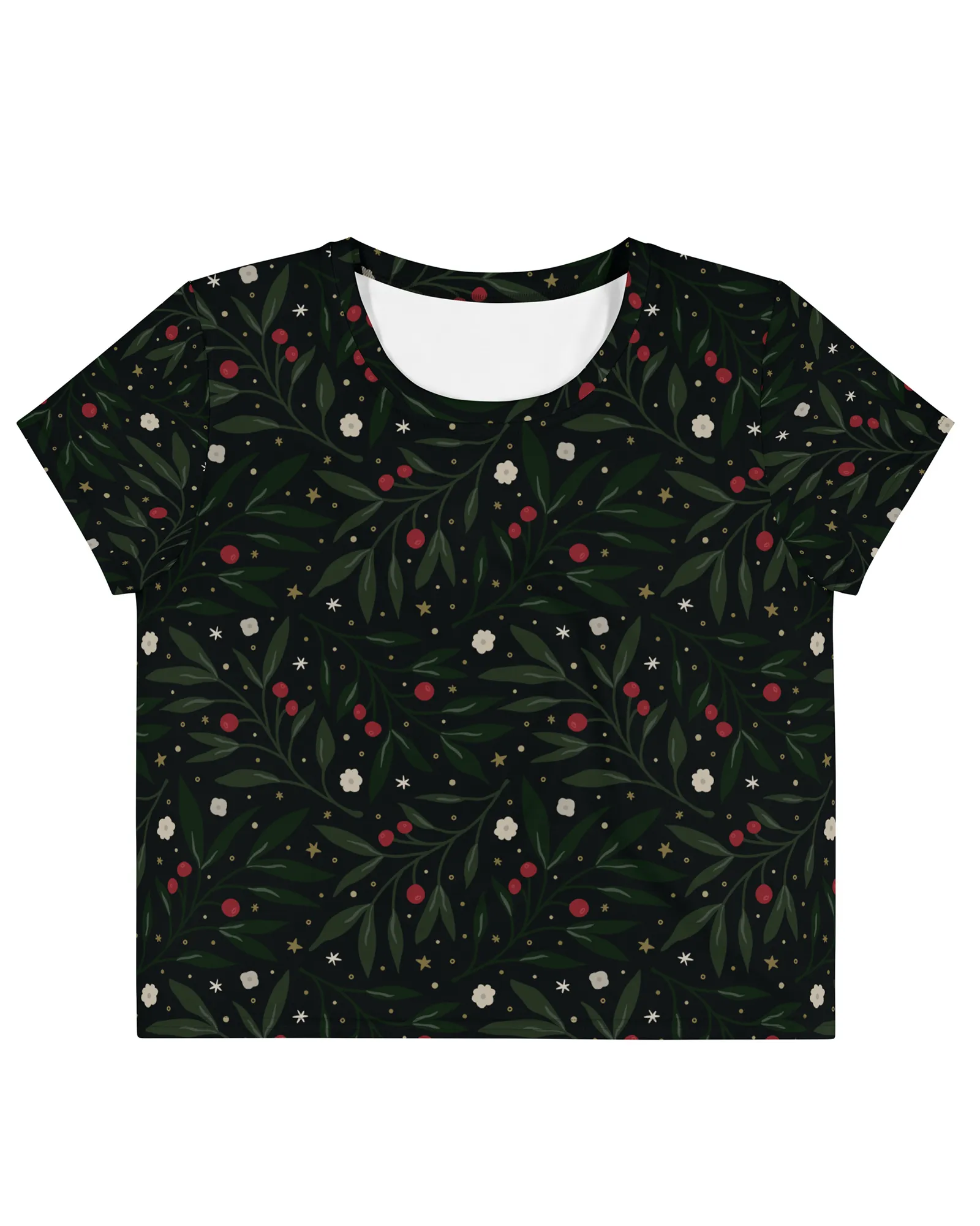 Nocturnal Holly Crop Tee