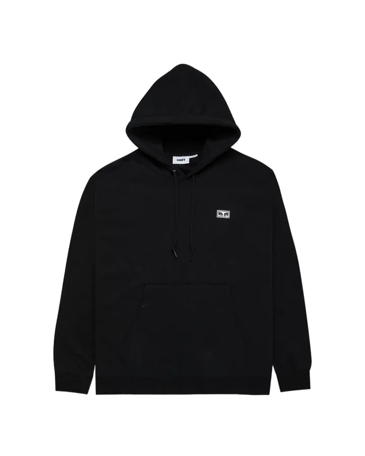 Obey Felpa Mass Resistance Hood 112842784E black