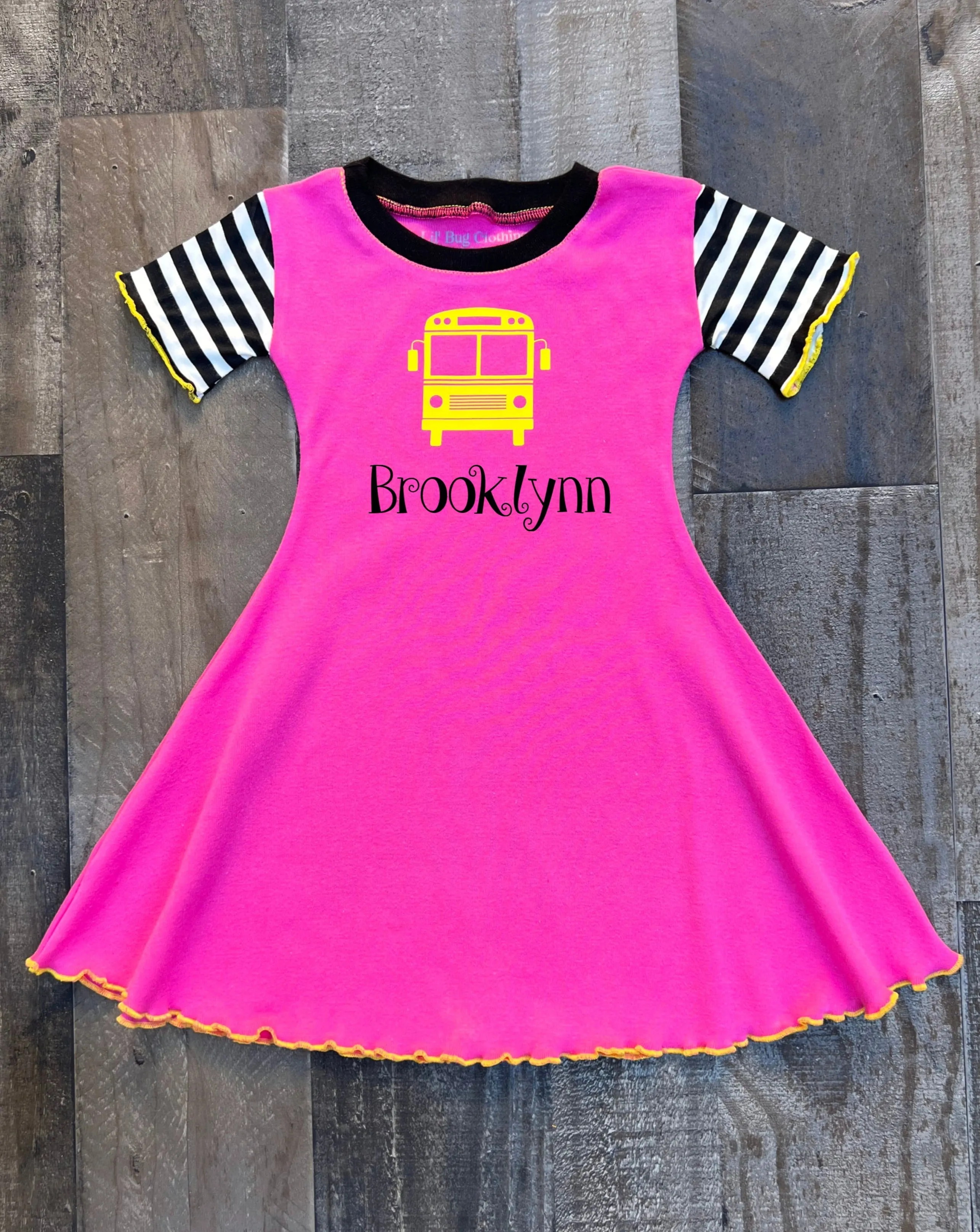 Personalized Back To School Dress