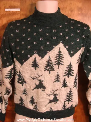 Prancing Reindeer Christmas Sweater