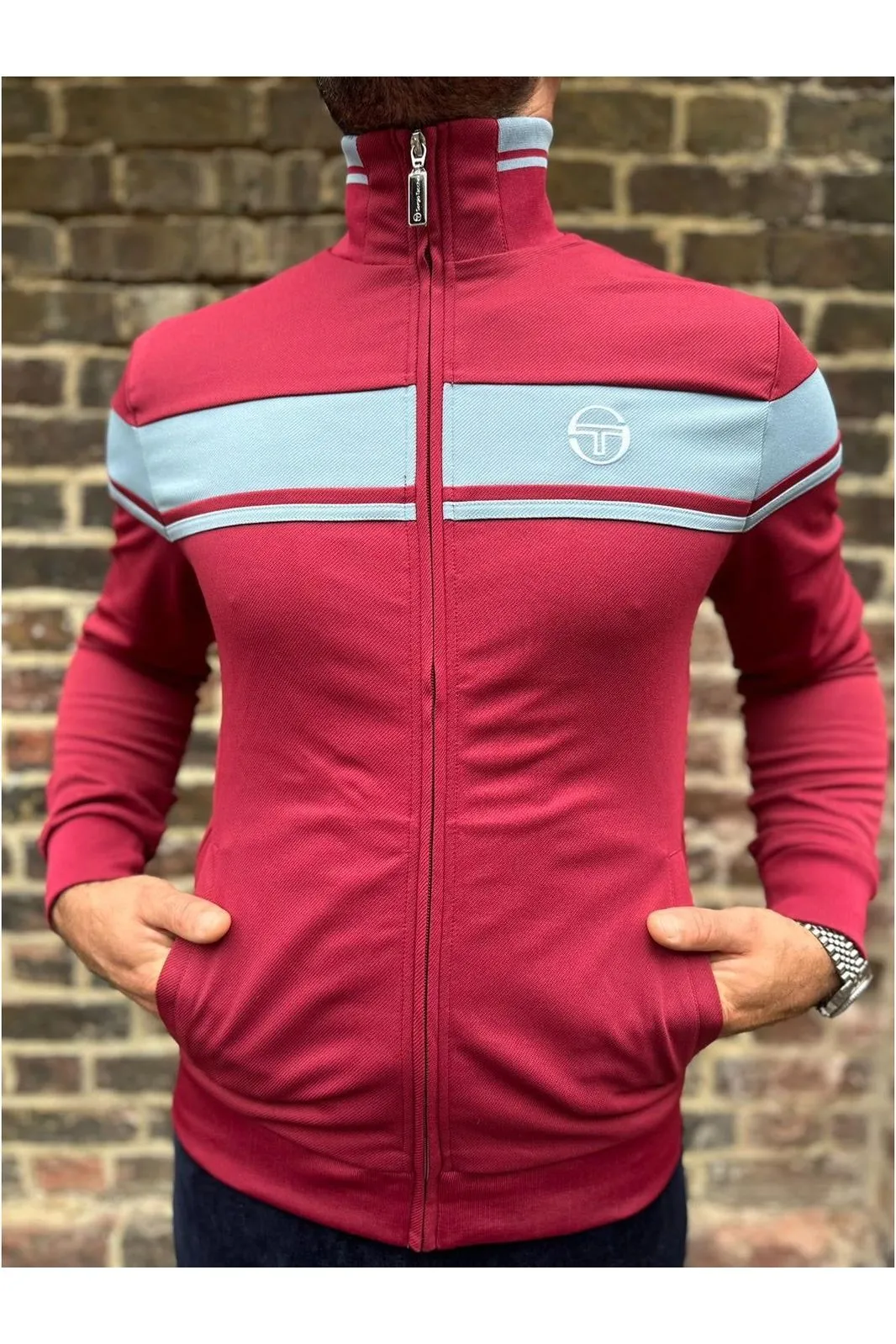 Sergio Tacchini - Damarindo Tibetan Red / Mountain Spring - Track Top