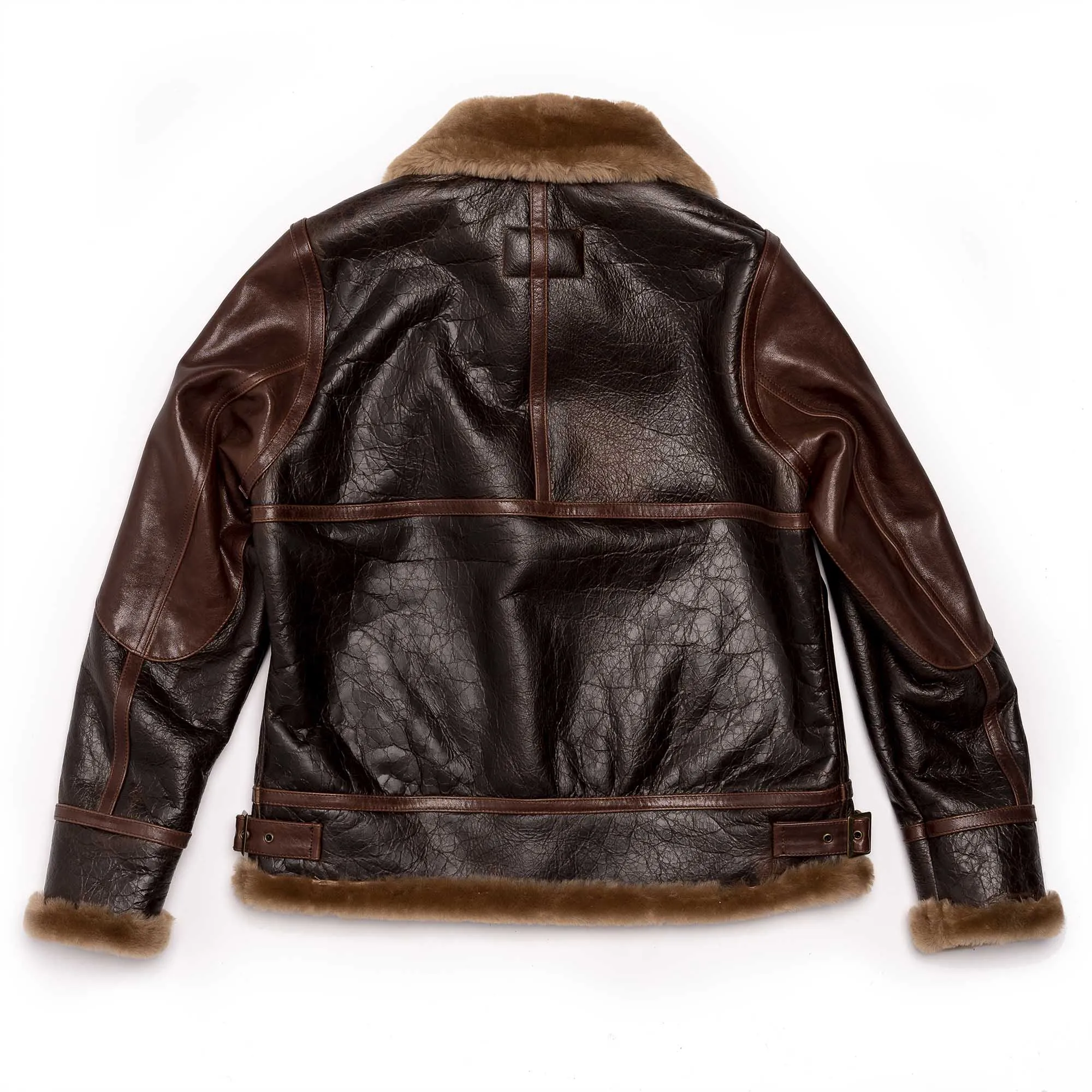 Shangri-la Heritage - "Aviatore" B-3 Seal Brown Shearling Jacket