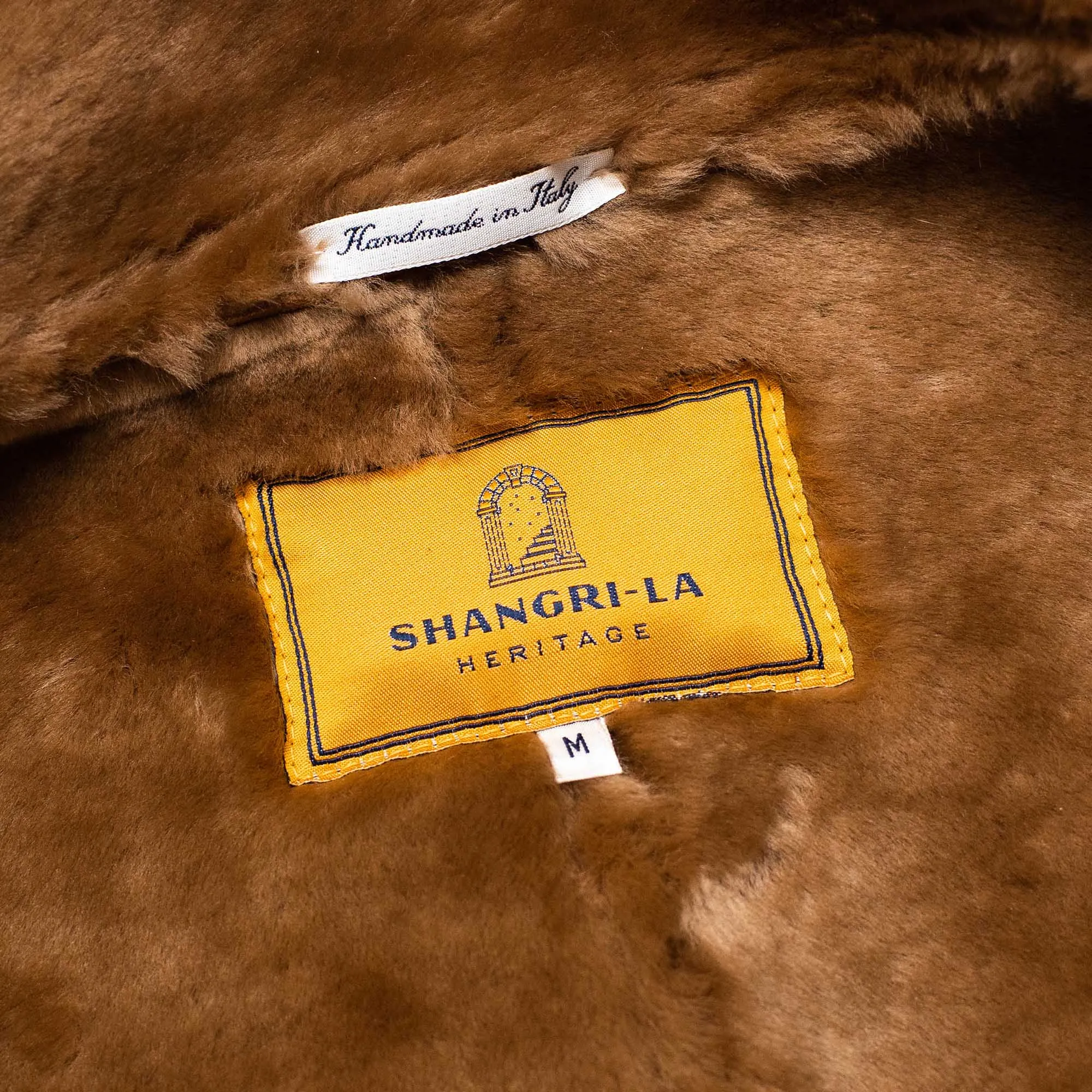 Shangri-la Heritage - "Aviatore" B-3 Seal Brown Shearling Jacket