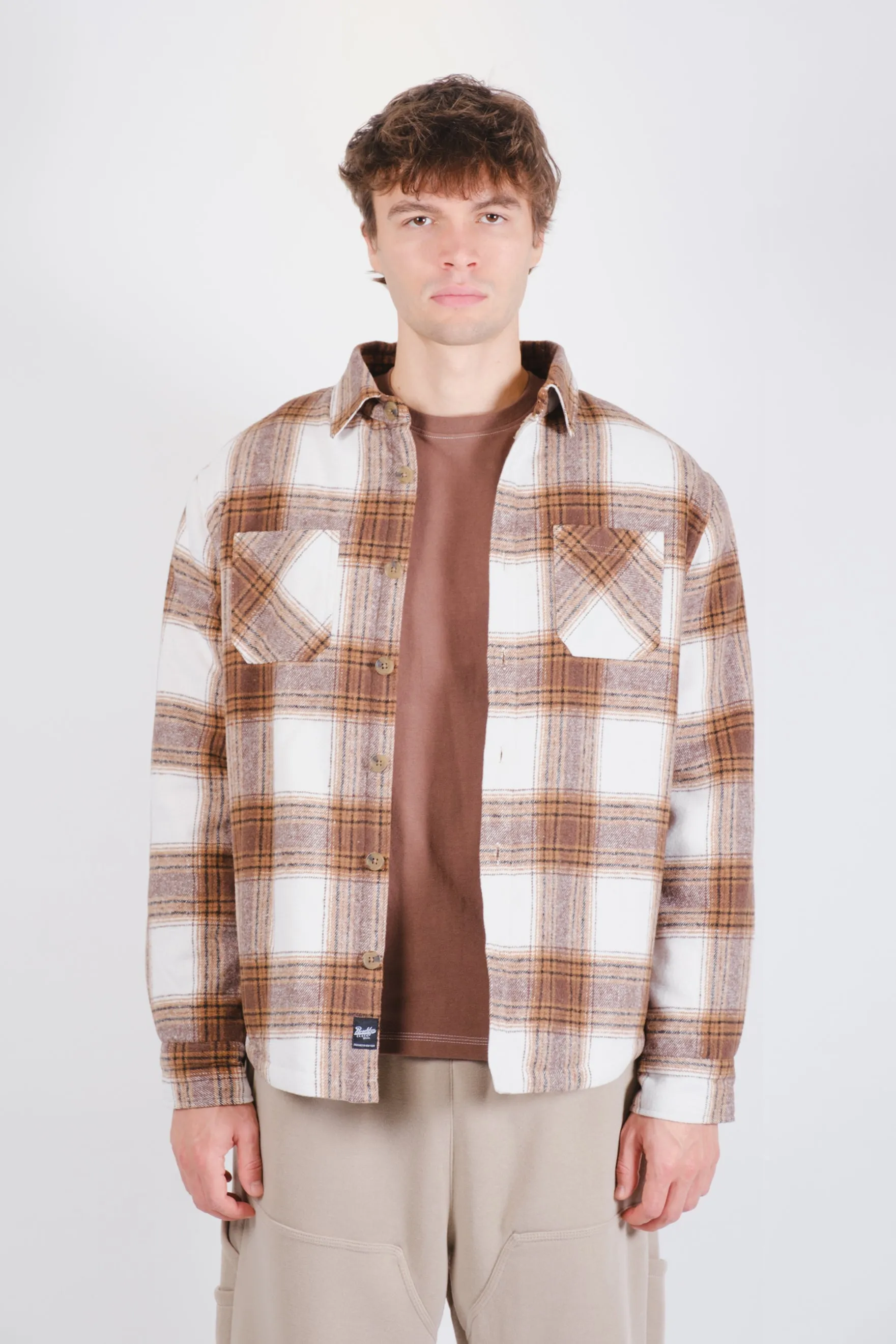 Sherpa Lined Flannel Shacket