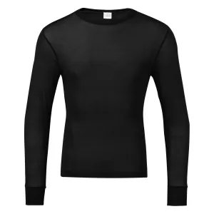 Steiner Mens Silk Thermal Top Black