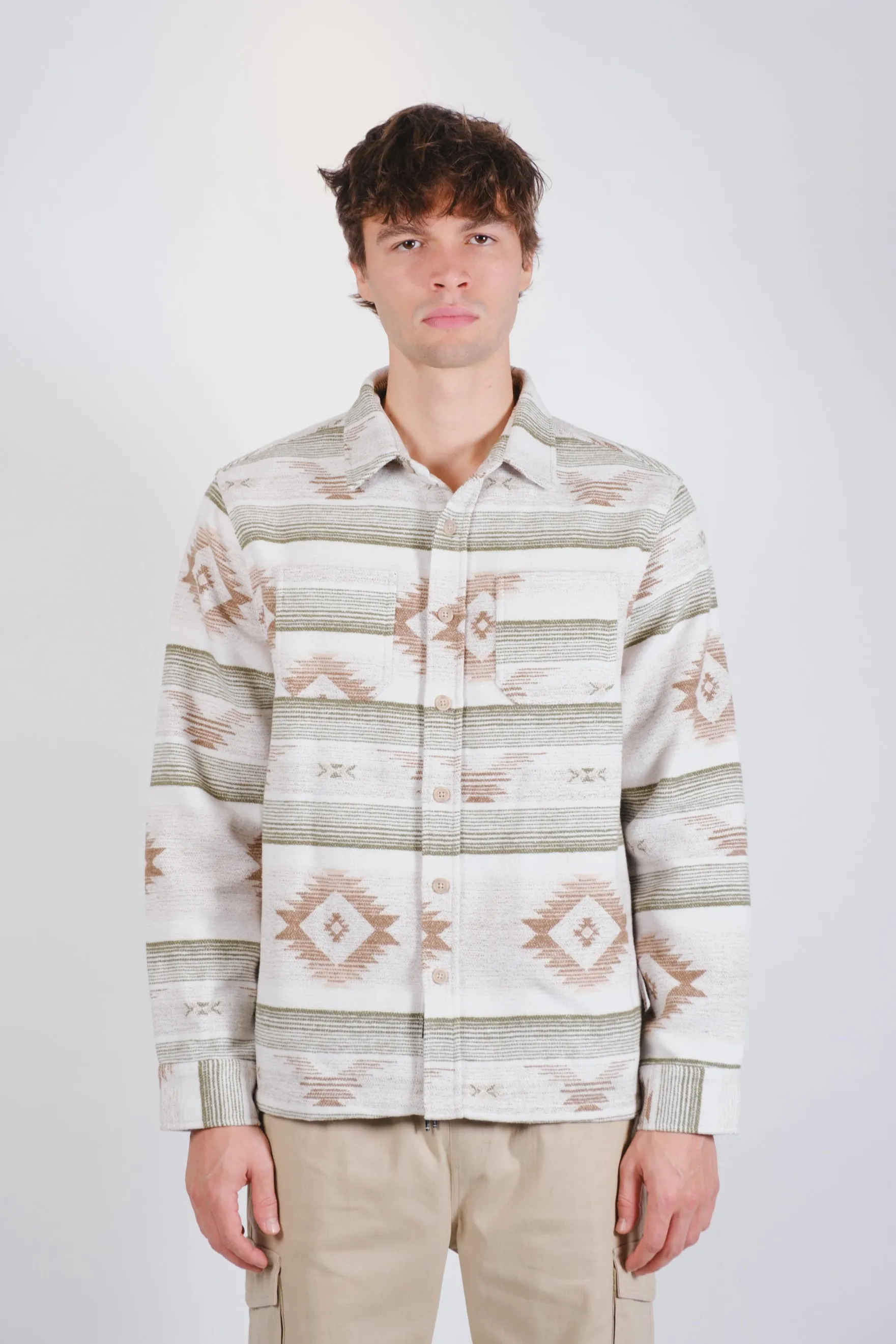 Striper Native Jacquard Shacket