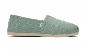 Toms Womens Alpargata Frosty Sage Heritage Canvas