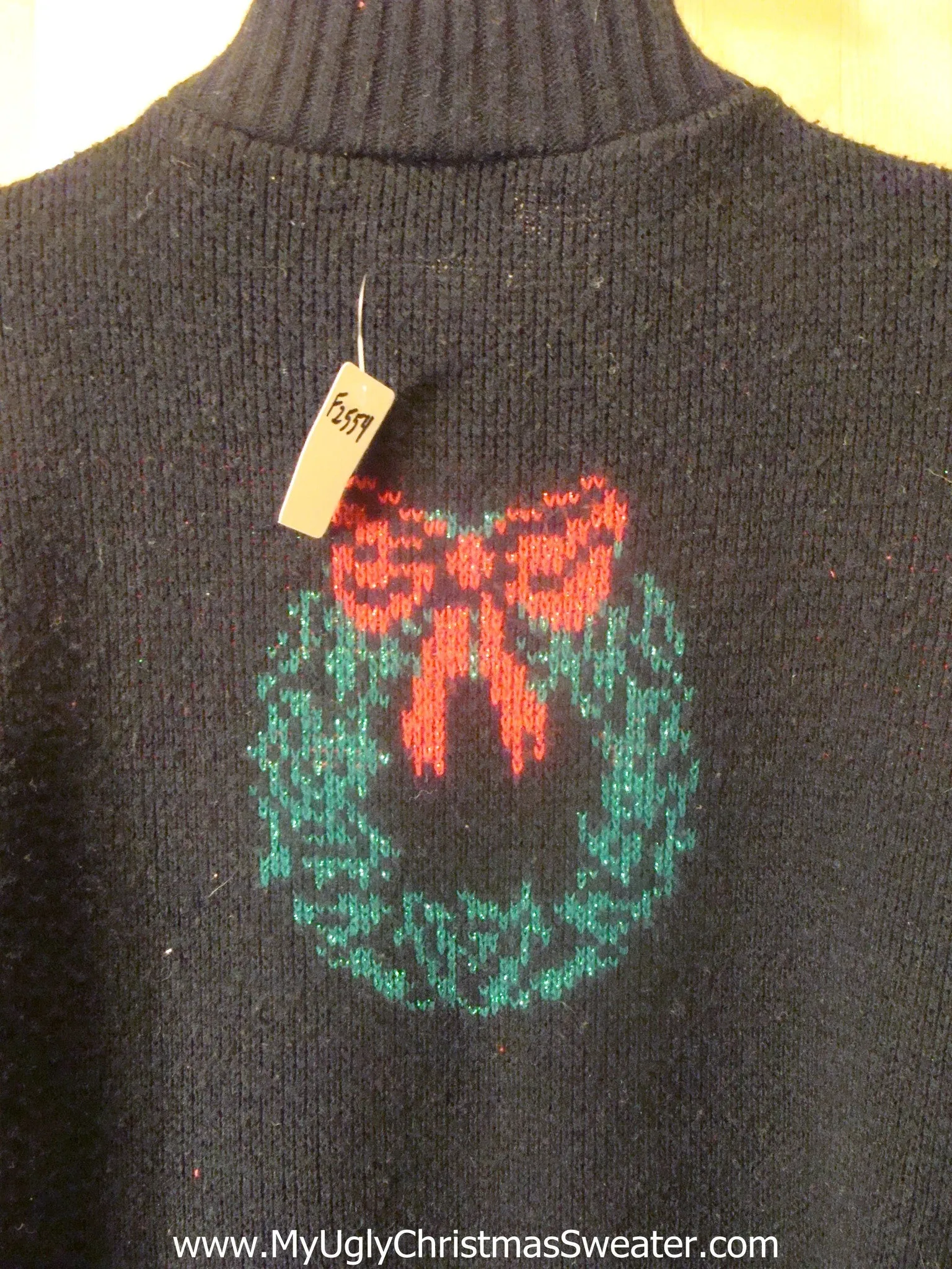 Ugly Christmas Sweater 80s 2sided Horrible Pullover