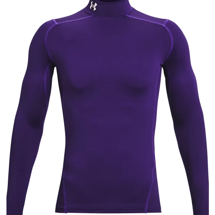 Under Armour Men's ColdGear Compression Mock Neck Long Sleeve T-Shirt