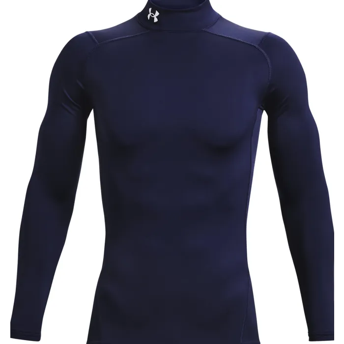 Under Armour Men's ColdGear Compression Mock Neck Long Sleeve T-Shirt