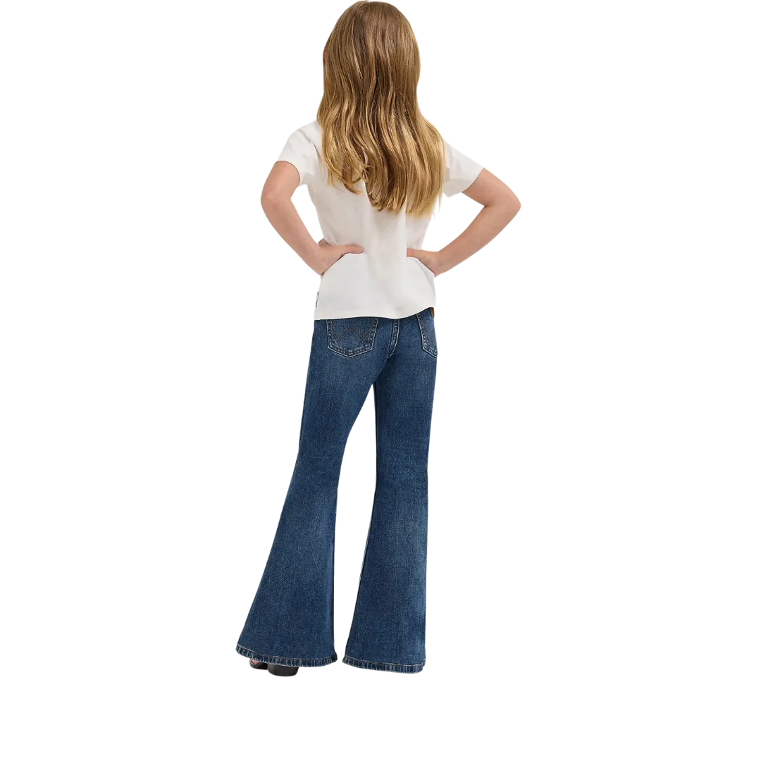 Wrangler Kid's Lainey Baskin Blue Wash Jeans