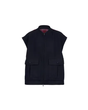 Xmas Capsule- Check Back Pocket Gilet